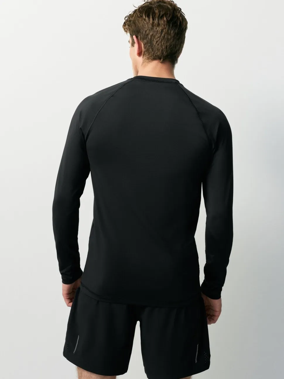 Zwart - T-shirt met lange mouwen - Active Thermal Base Layer