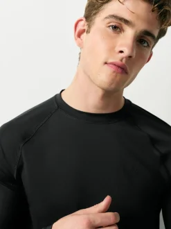 Zwart - T-shirt met lange mouwen - Active Thermal Base Layer
