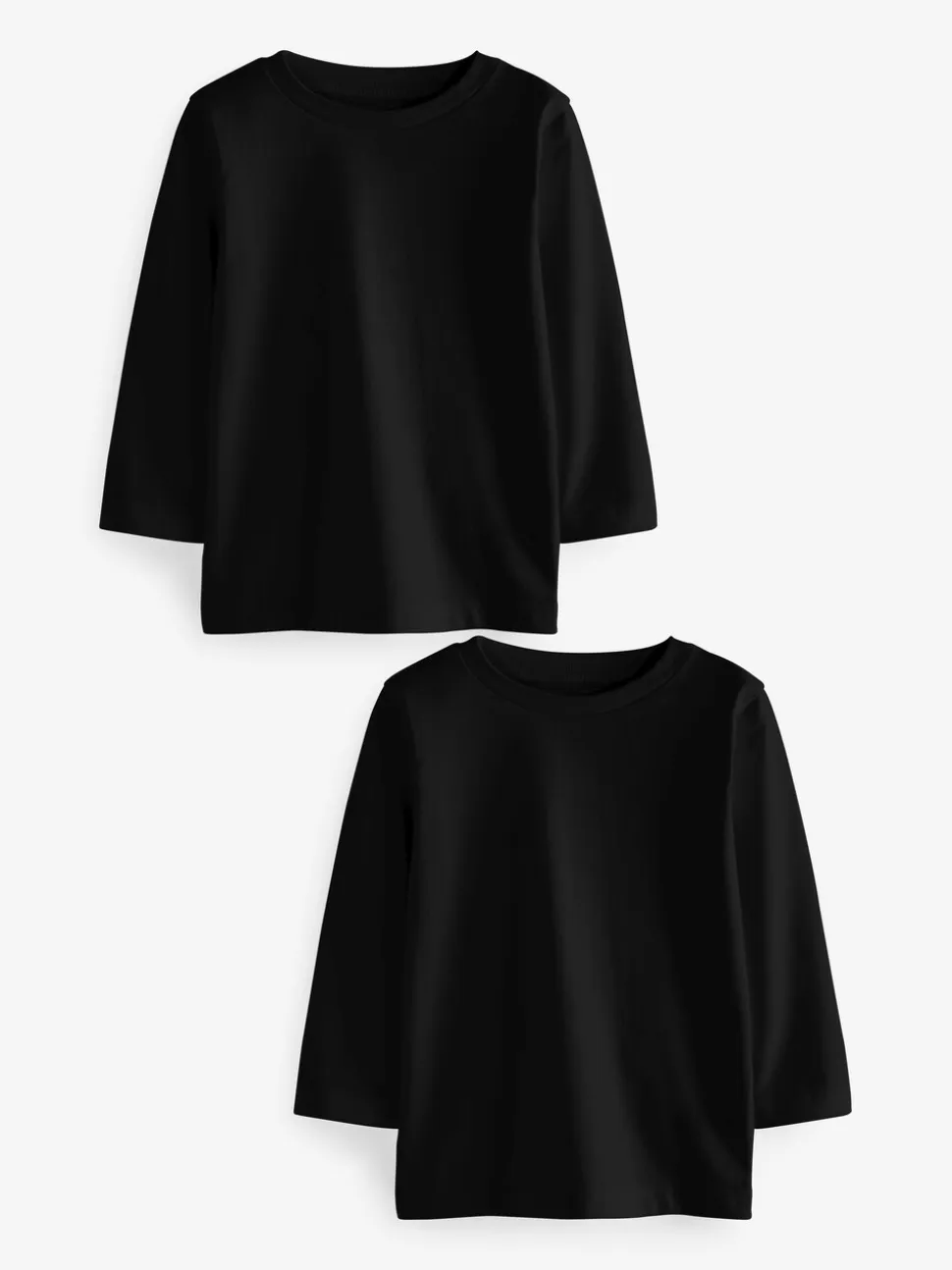 Zwart - T-shirts met lange mouwen (3mnd-7jr)