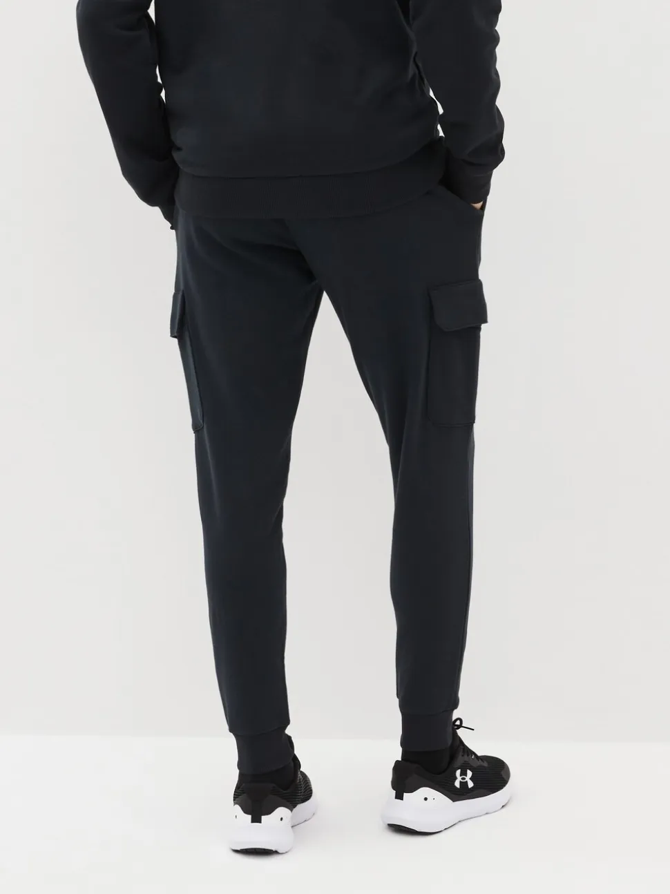 Zwart - Under Armour Rival cargojoggingbroek van fleece