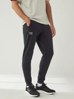 Zwart - Under Armour Sportstyle joggingbroek van tricot