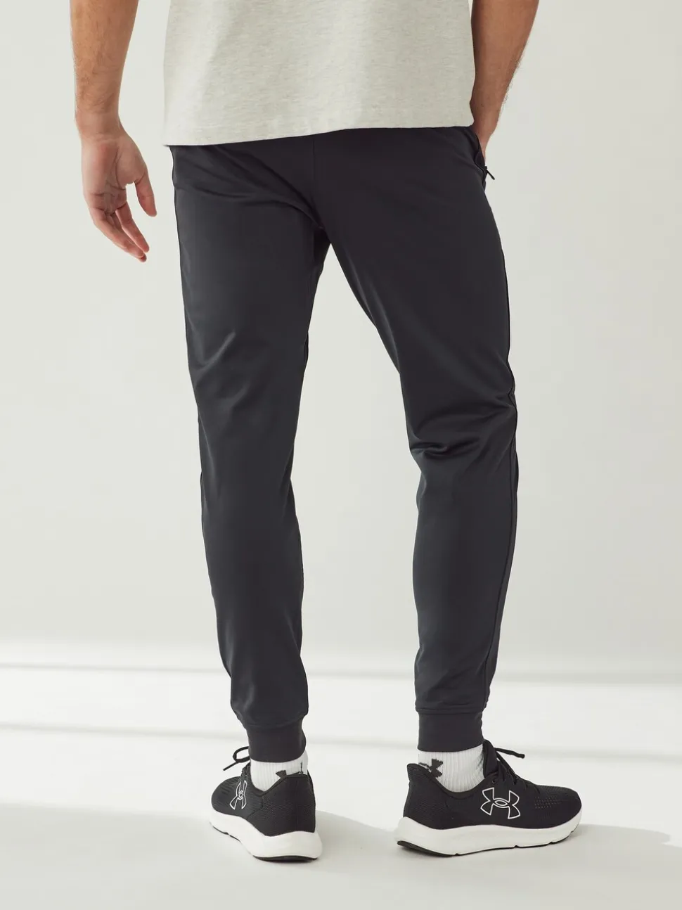 Zwart - Under Armour Sportstyle joggingbroek van tricot