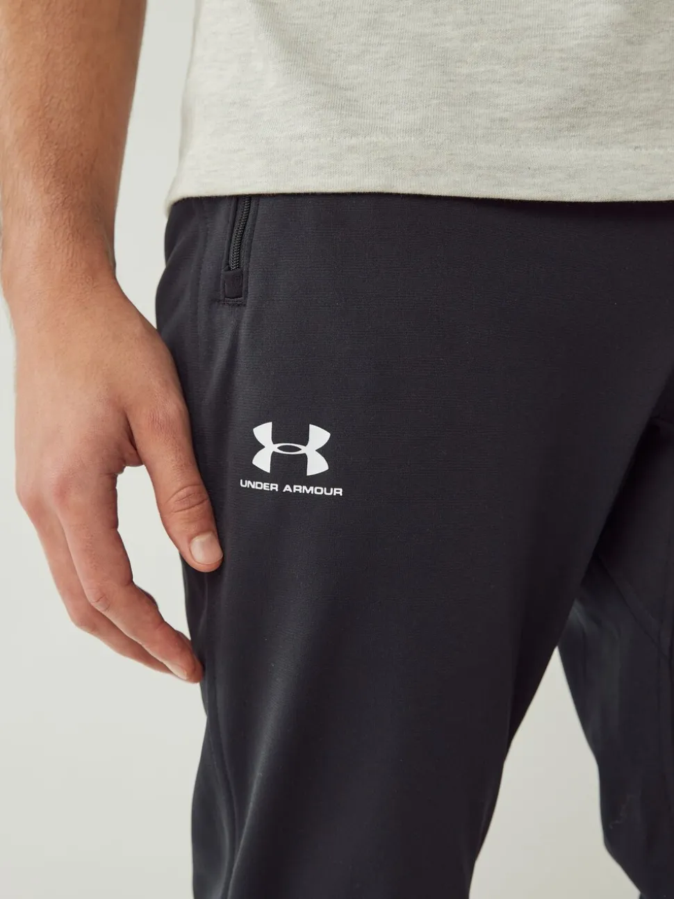 Zwart - Under Armour Sportstyle joggingbroek van tricot