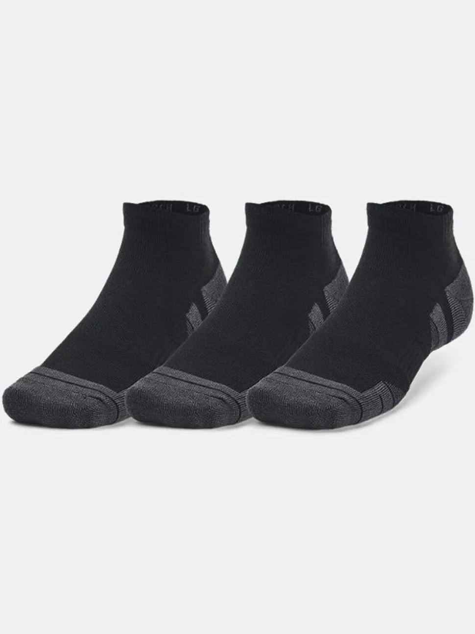 Zwart - Under Armour Tech lage sokken 3 paar