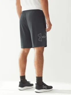 Zwart - Under Armour Tech shorts met grafische print