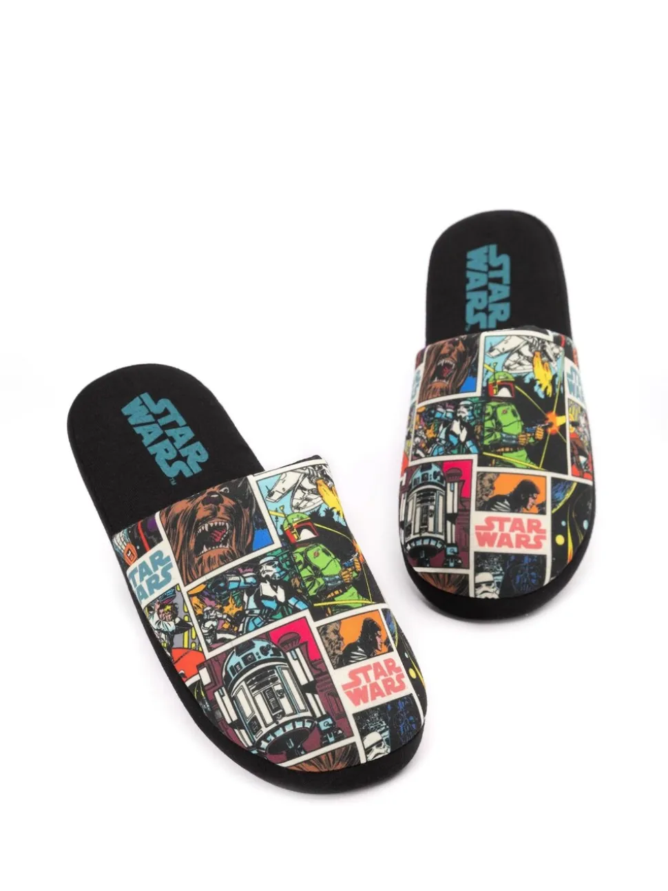 Zwart - Vanilla Underground Mr Men Mr Lazy pantoffels