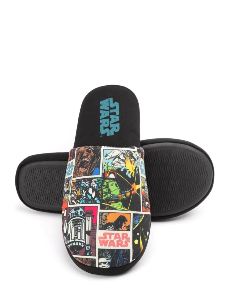 Zwart - Vanilla Underground Mr Men Mr Lazy pantoffels