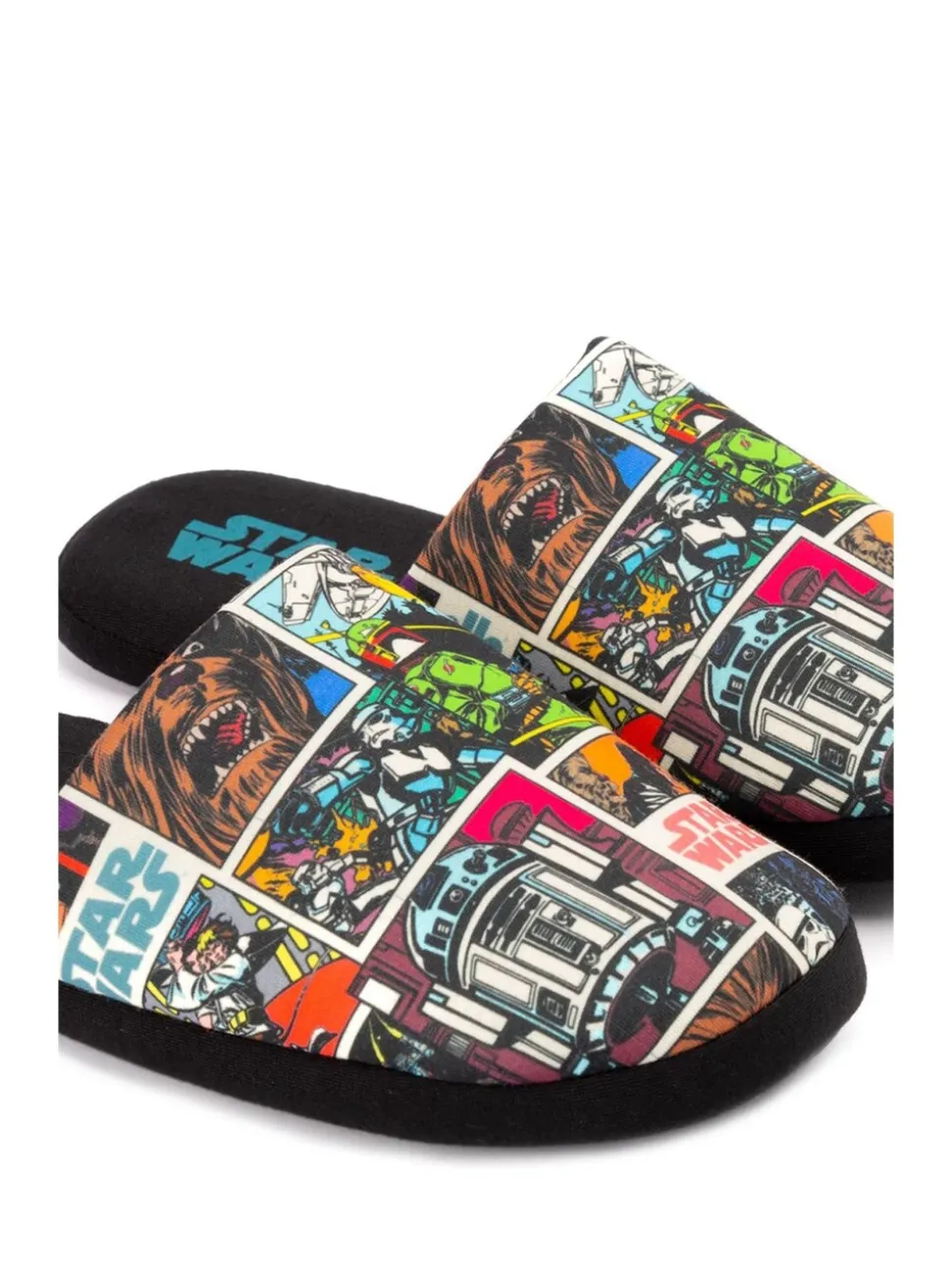 Zwart - Vanilla Underground Mr Men Mr Lazy pantoffels