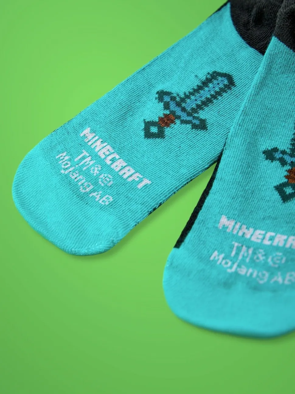 Zwart - Vanilla Underground Minecraft TNT Sokken set van 5
