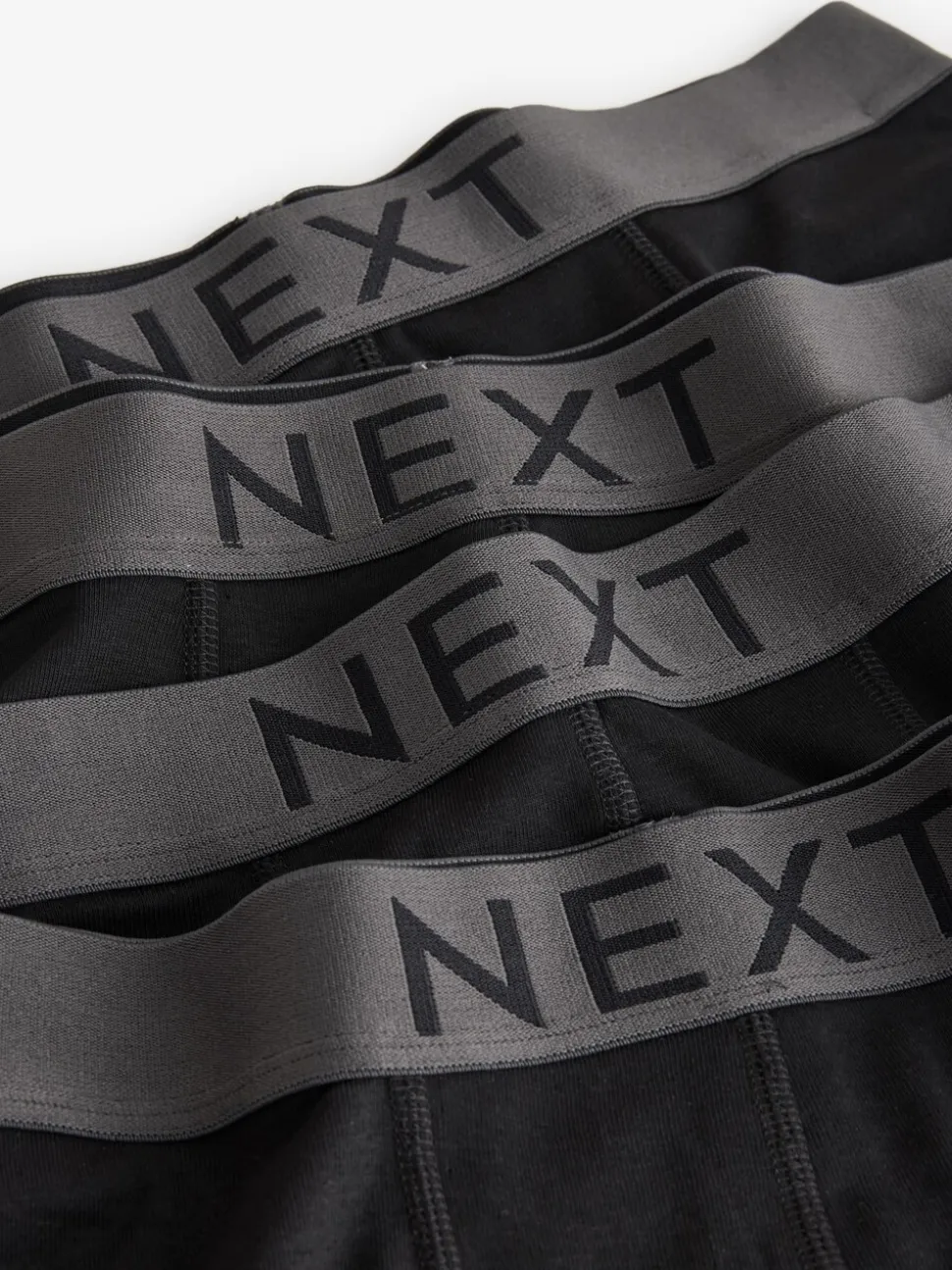 Zwart - Verpakking van 4 - 100% katoenen boxershorts