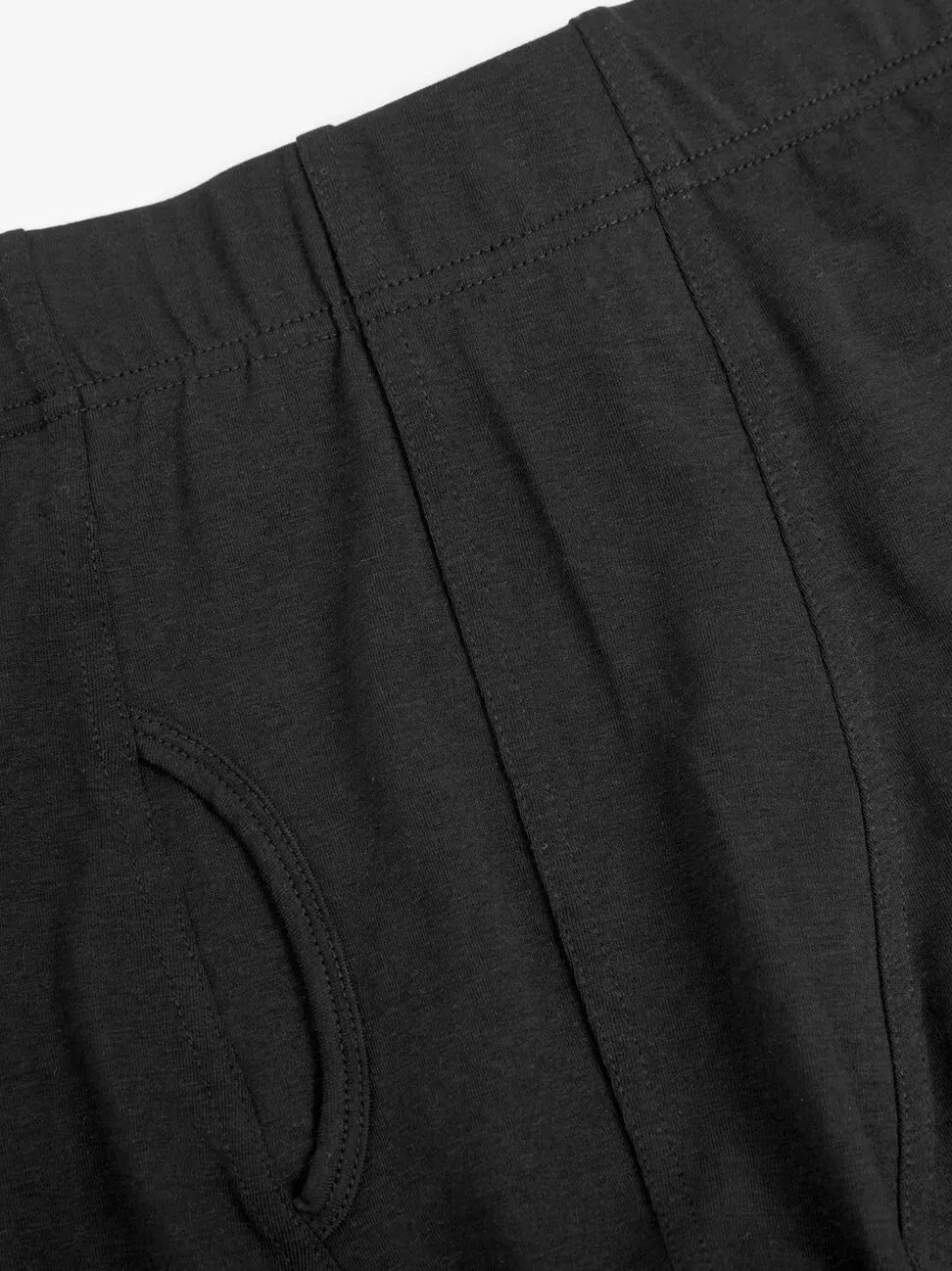 Zwart - Verpakking van 10 - Boxershorts met A-voorkant