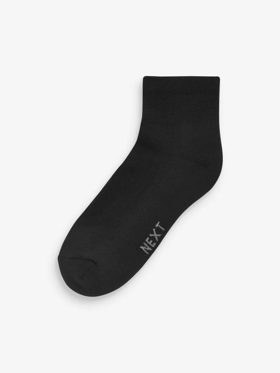 Zwart - Verpakking van 10 - Halfhoge sneakersokken met demping