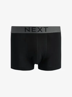 Zwart - Verpakking van 4 - Hipster boxershorts van 100% katoen