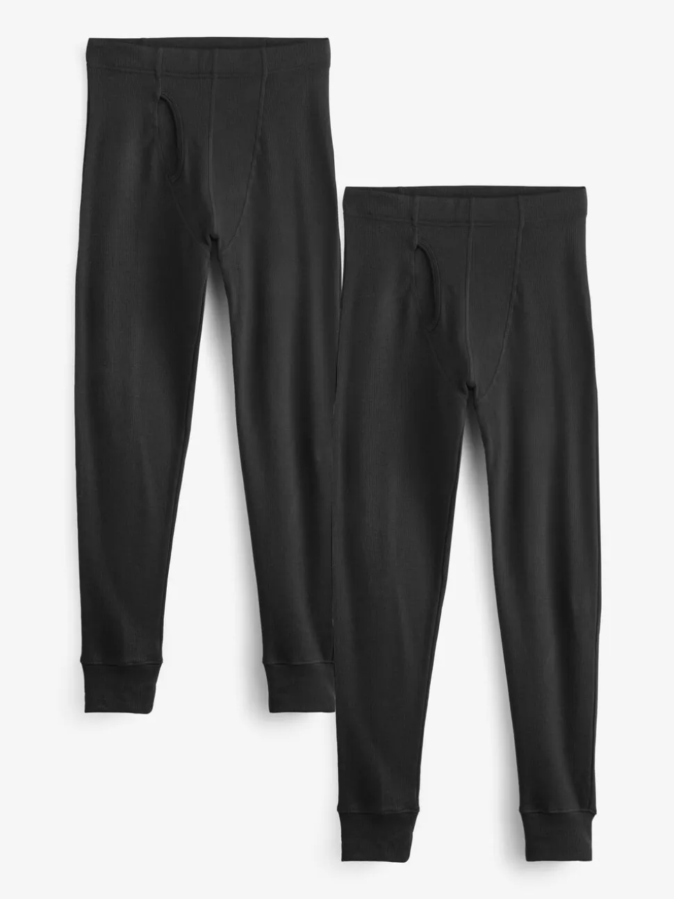 Zwart - Verpakking van 2 - Thermische legging