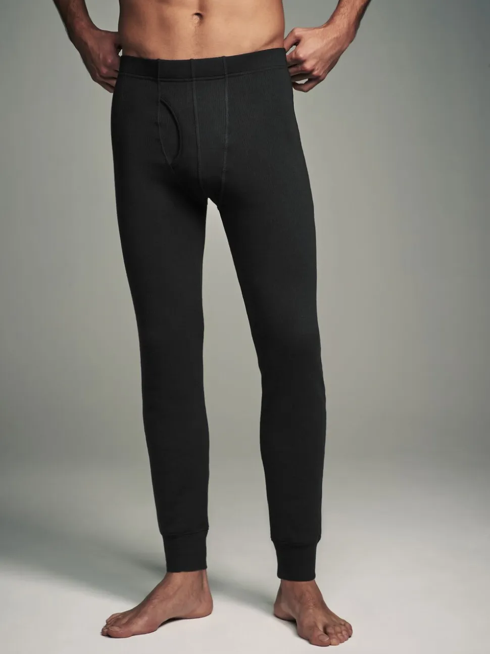 Zwart - Verpakking van 2 - Thermische legging