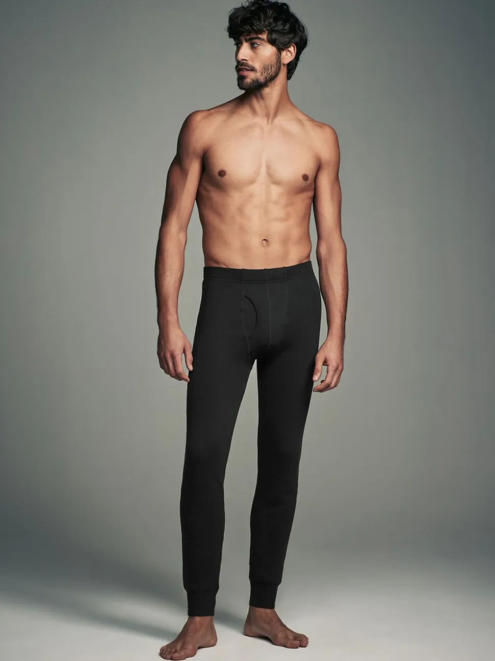 Zwart - Verpakking van 2 - Thermische legging