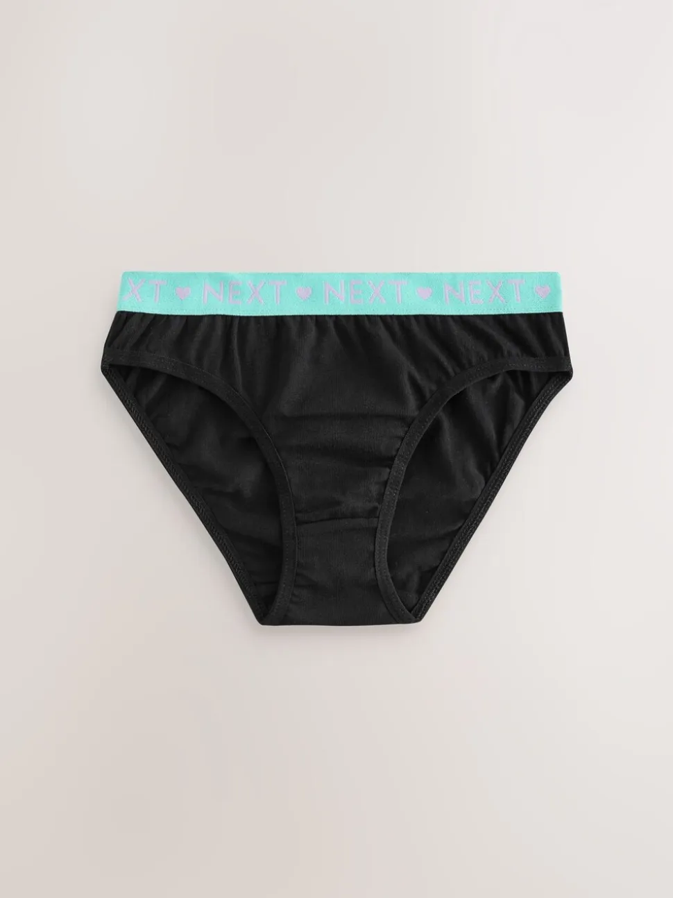 Zwart - Verpakking van 7 bikinibroekjes (5-16 jr)