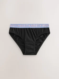 Zwart - Verpakking van 7 bikinibroekjes (5-16 jr)