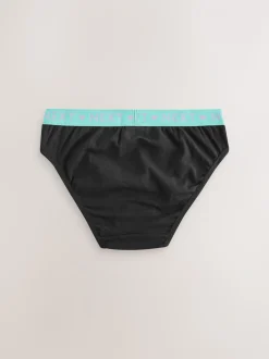 Zwart - Verpakking van 7 bikinibroekjes (5-16 jr)