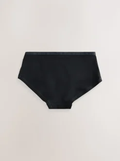 Zwart - Verpakking van 7 hipsters (2 - 16 jr)