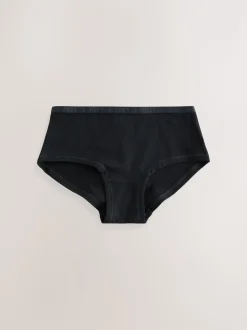 Zwart - Verpakking van 7 hipsters (2 - 16 jr)