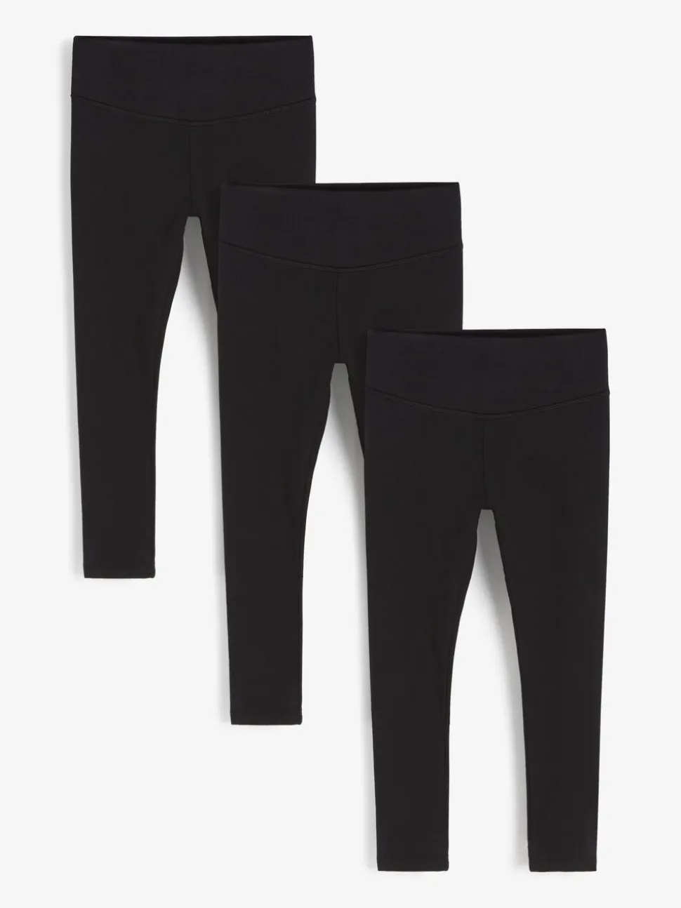 Zwart - Verpakking van 3 leggings (3-16 jr)