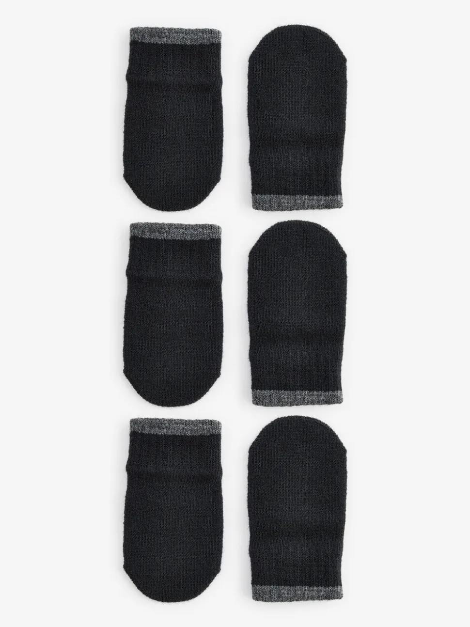 Zwart - Verpakking van 3 Magic wanten handschoenen (3mnd -6jr)