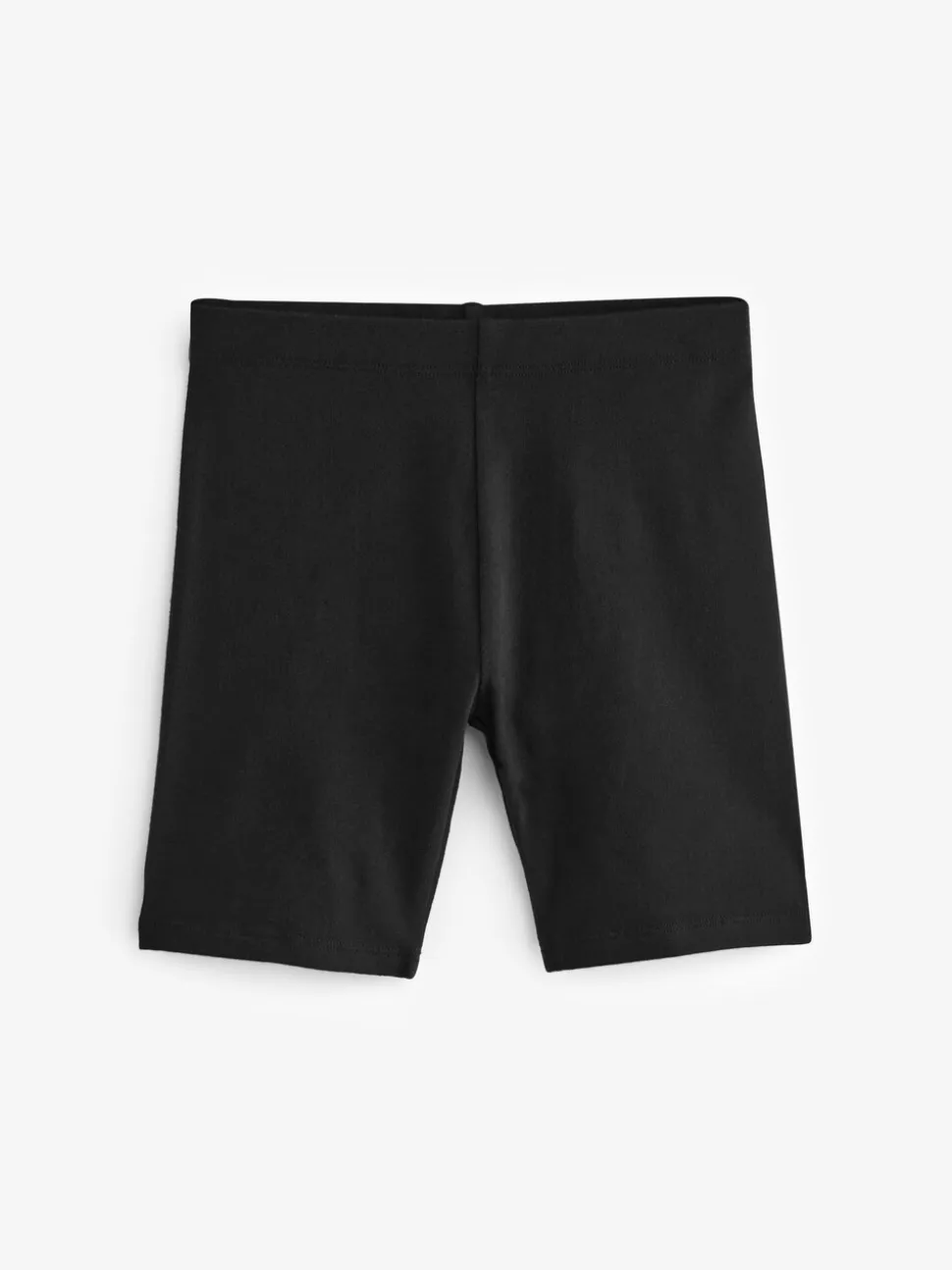 Zwart - Verpakking van 2 stretchy fietsshorts met hoog katoengehalte (3-16jr)