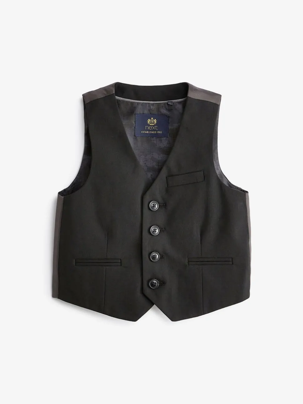 Zwart - Waistcoat (3-16yrs)