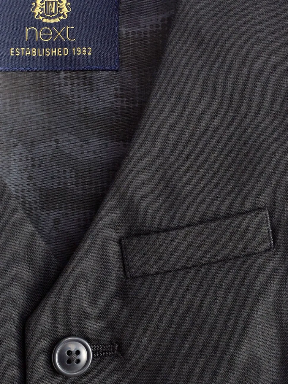 Zwart - Waistcoat (3-16yrs)