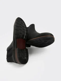 Zwart - Wasachtige leren Chelsea Boots