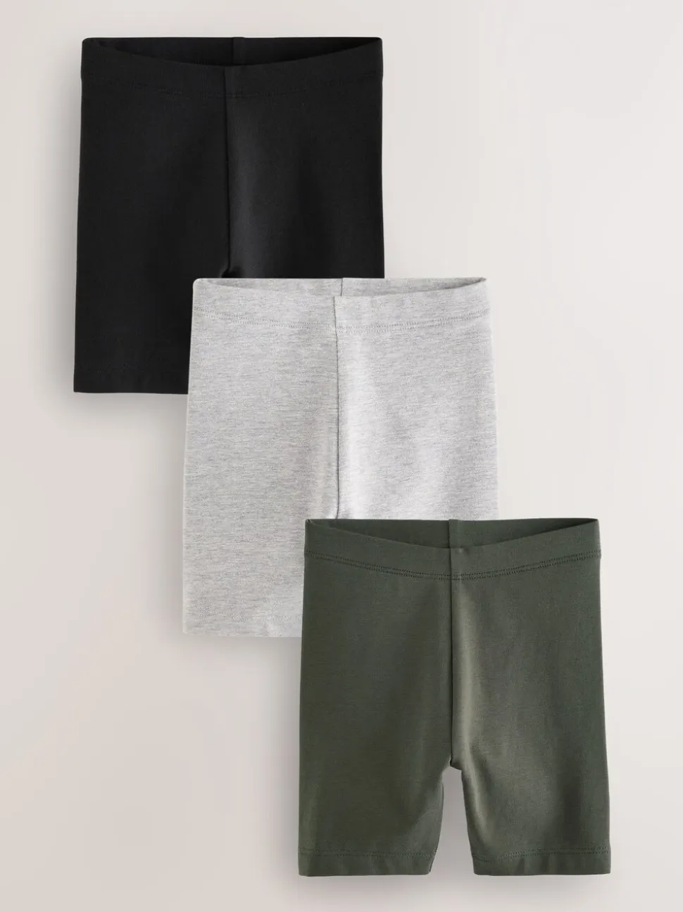 Zwart & wit - Set van 3 fietsshorts (3 mnd-7 jr)