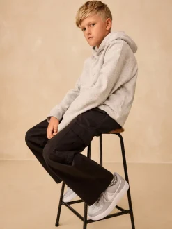 Zwart - Woven Cargo Trousers (3-16yrs)