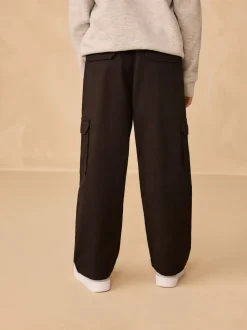 Zwart - Woven Cargo Trousers (3-16yrs)