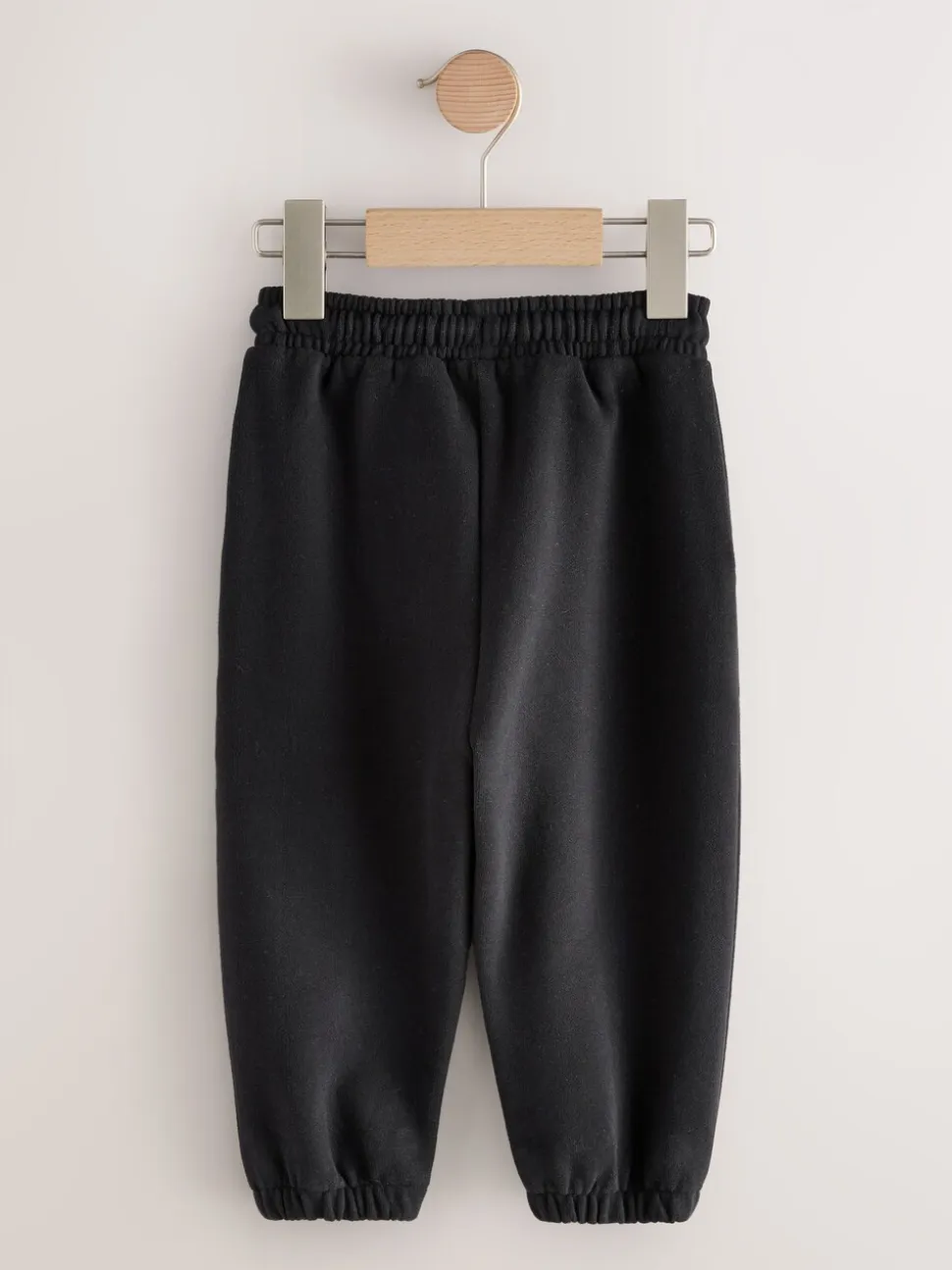 Zwart - Zacht aanvoelende jersey joggingbroek (3 mnd-7 jr)
