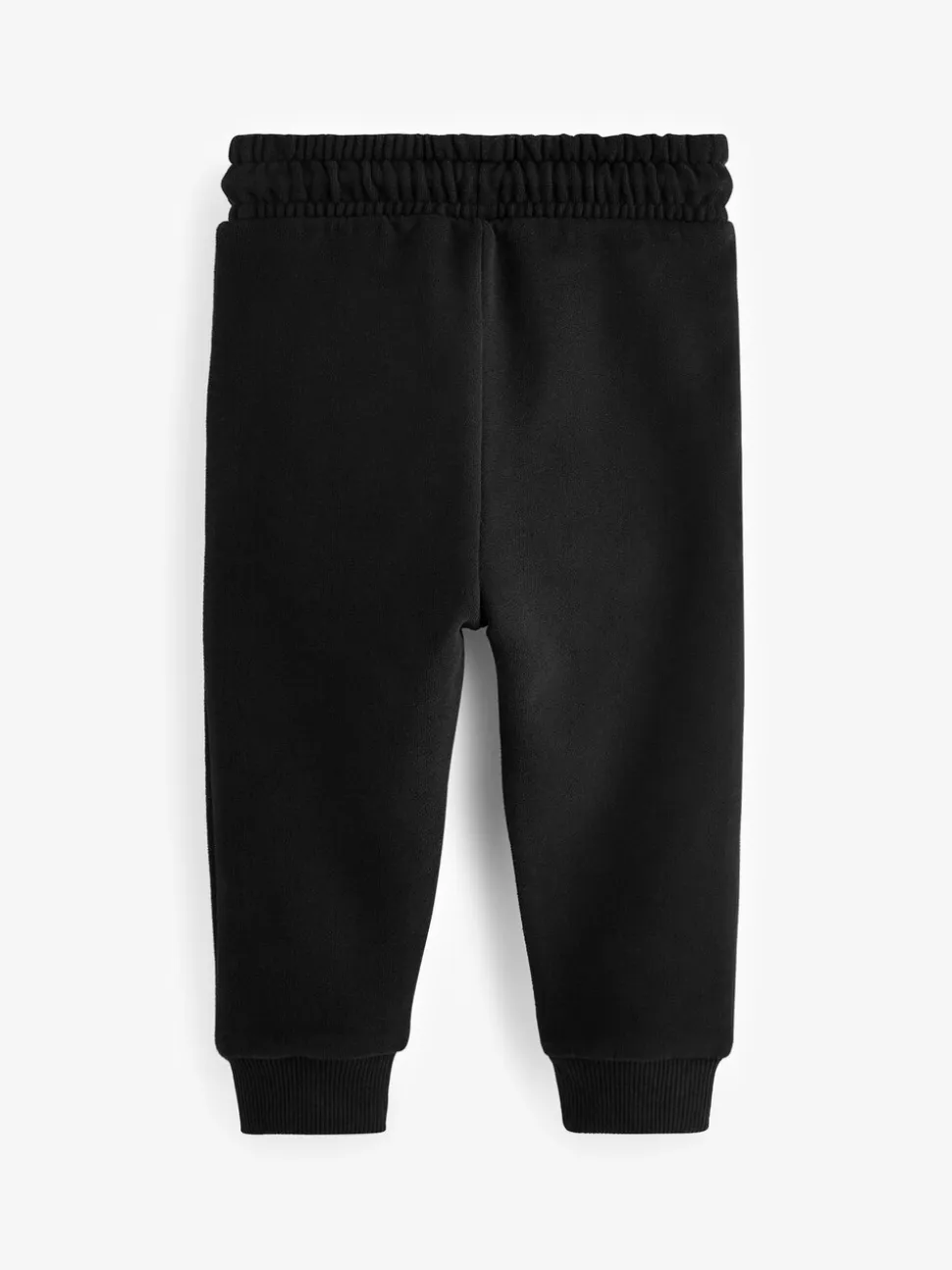 Zwart - Zacht aanvoelende jersey joggingbroek (3 mnd-7 jr)
