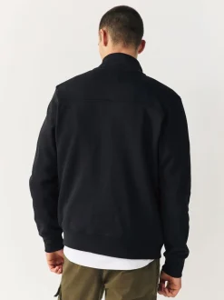 Zwart - Zonder capuchon. - Hybrid Full Zip Jacket