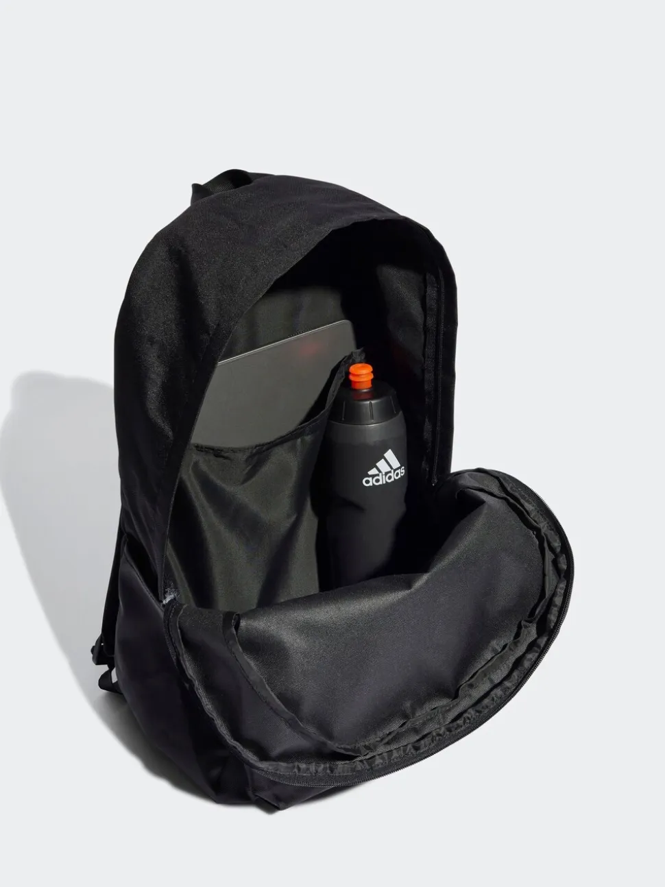 Zwart chroom - adidas Classic 3 Bar Logo rugzak