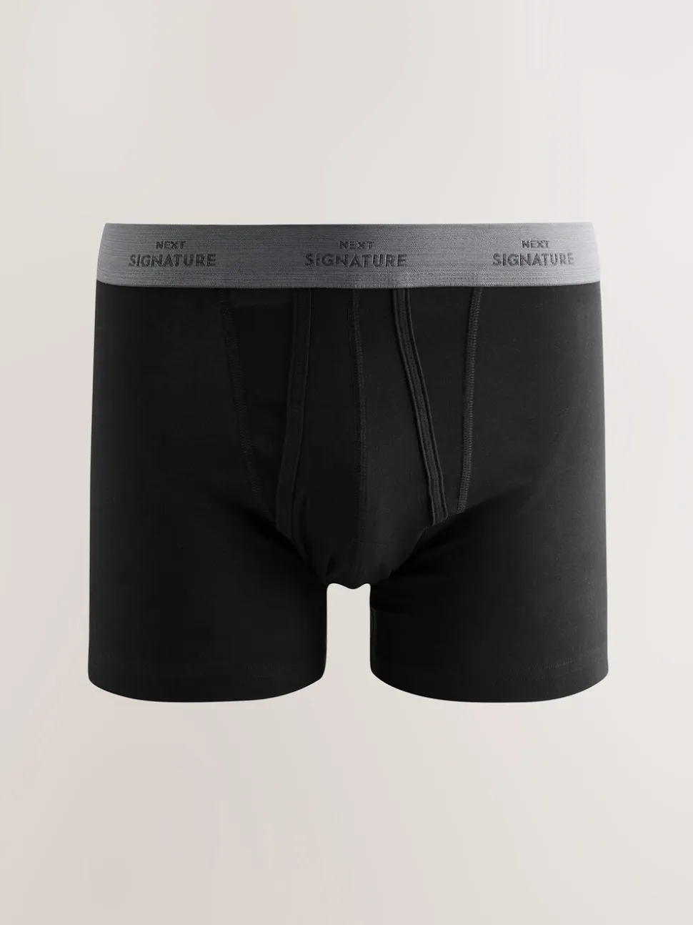 Zwart comfortabel zacht - Verpakking van 4 - Signature boxershorts
