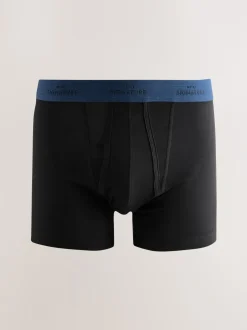 Zwart comfortabel zacht - Verpakking van 4 - Signature boxershorts