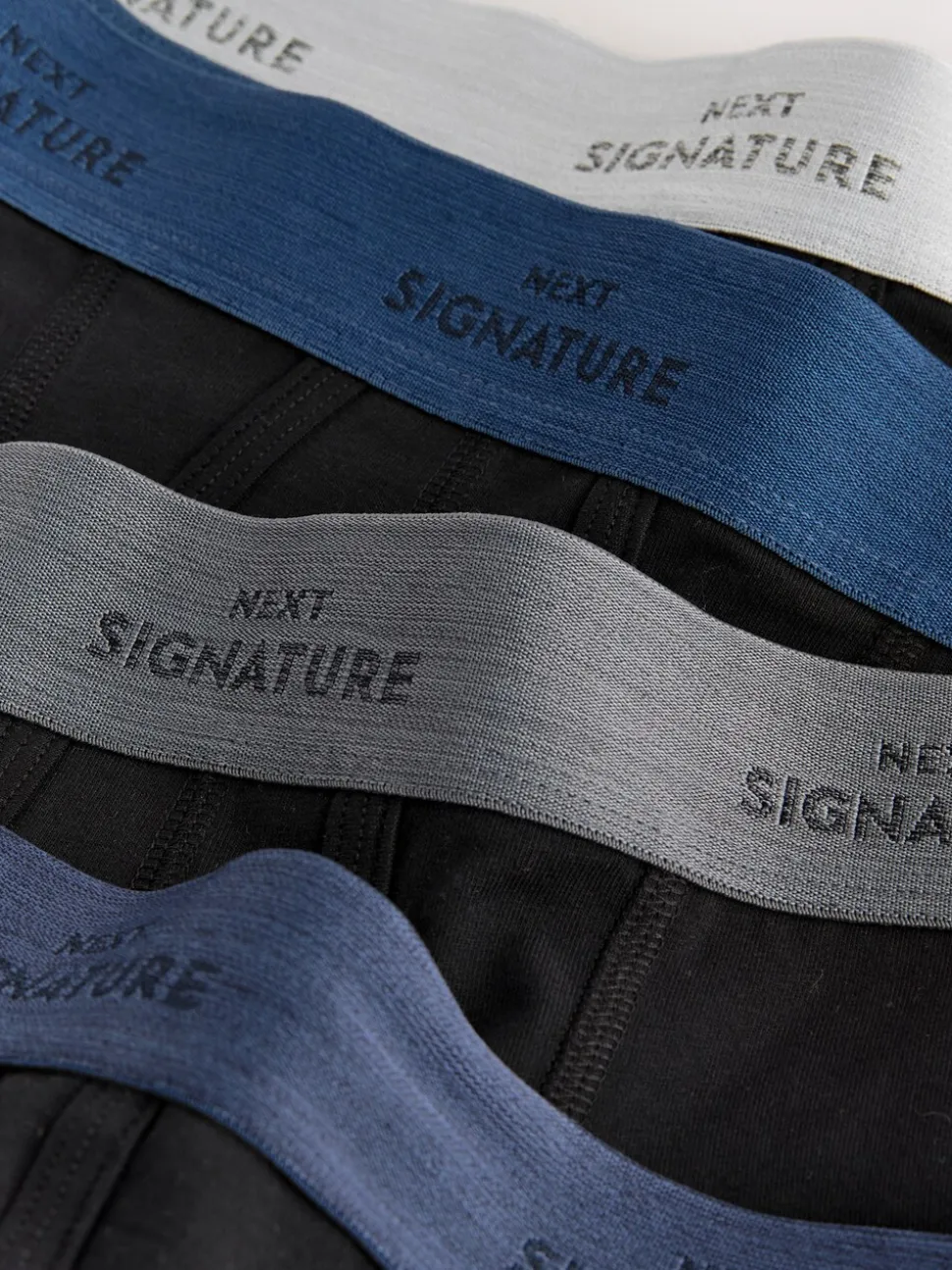 Zwart comfortabel zacht - Verpakking van 4 - Signature boxershorts