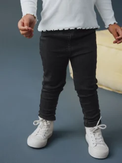 Zwart denim - Jegging met elastische taille (3 mnd-7 jr)