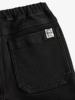 Zwart denim - Superzachte jeans met stretch en elastische taille (3 mnd-7 jr)