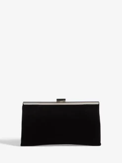 Zwart fluweel - Friends Like These Occasion Clutch Bag