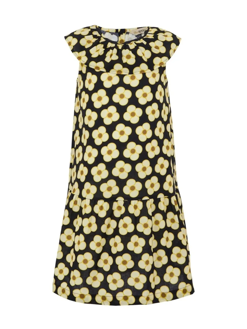 Zwart geel - Regatta Girls 100% Cotton Orla Kiely Playsuit