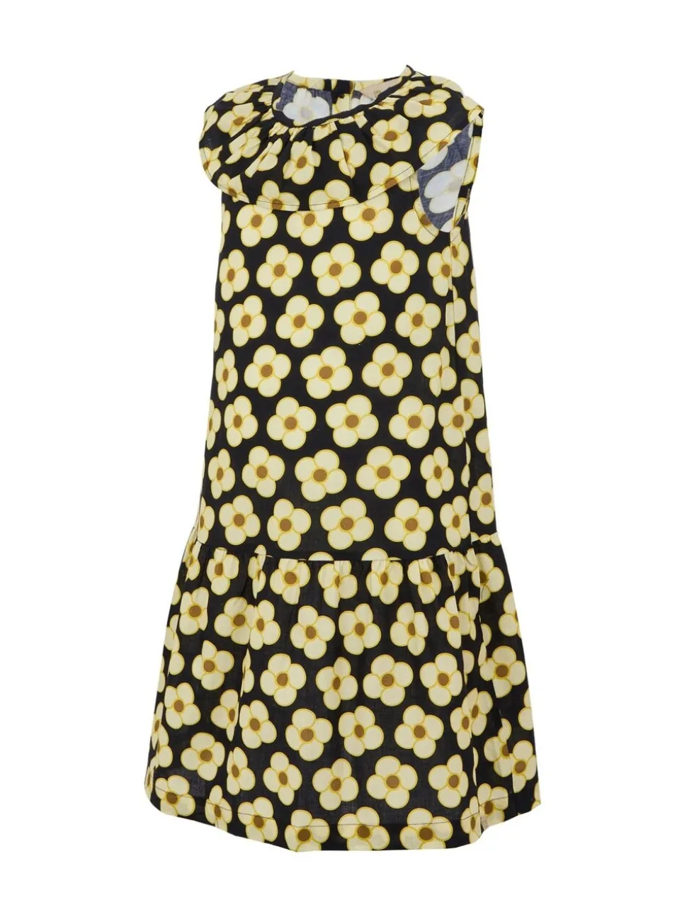 Zwart geel - Regatta Girls 100% Cotton Orla Kiely Playsuit