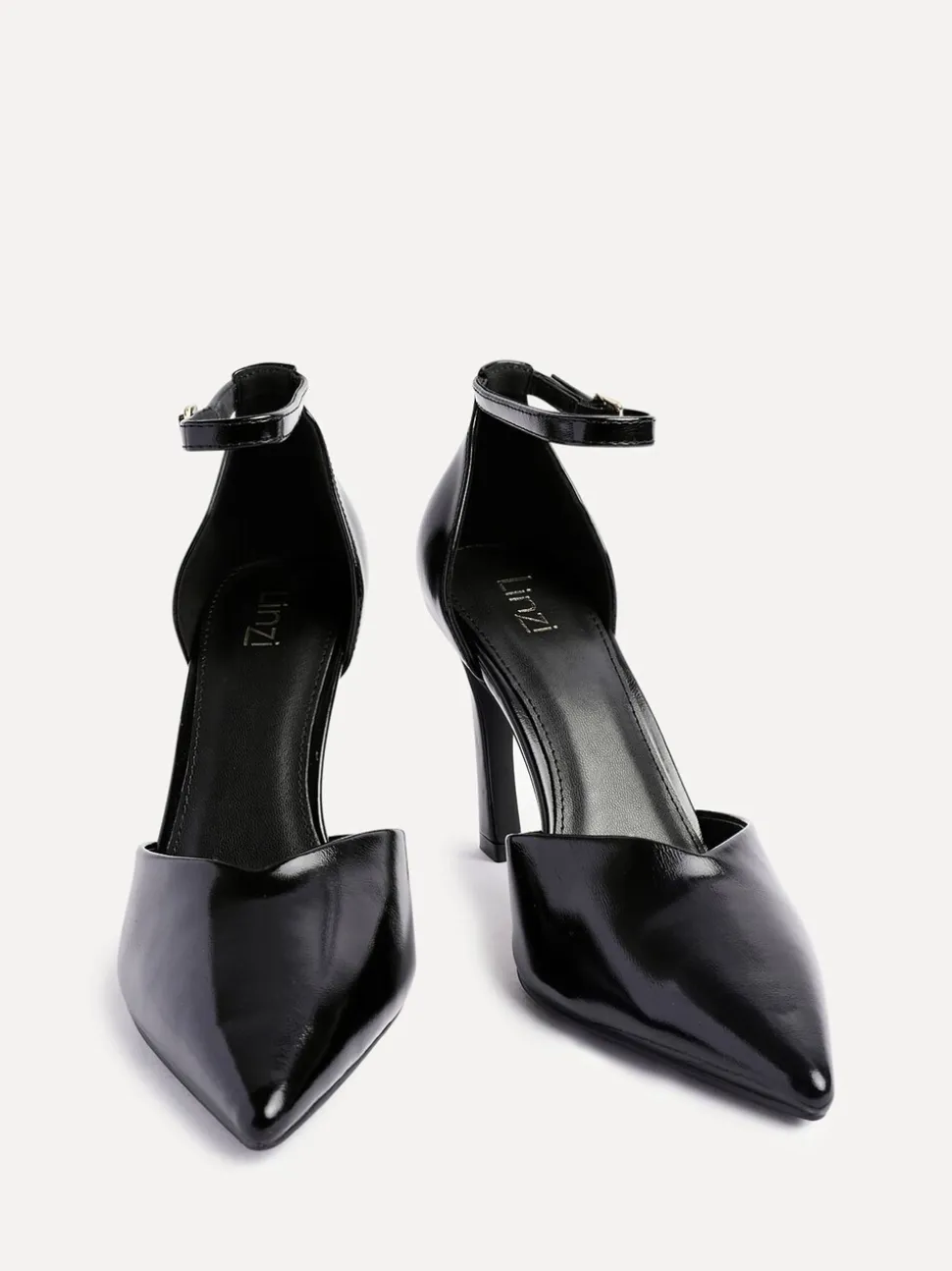 Zwart grijs - Linzi Moira Classic Stiletto Court Heels