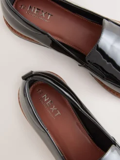 Zwart lak - Forever Comfort® Slip On Clean Chunky Sole Loafers