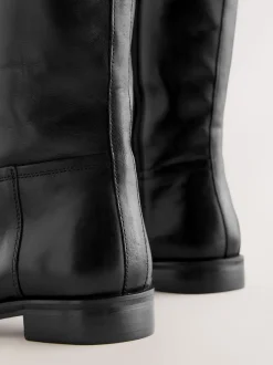 Zwart leer - Forever Comfort® Regular Foot with Wide Calf Riding Boots
