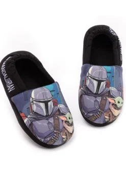 Zwart Mandalorian - Vanilla Underground winterpantoffels